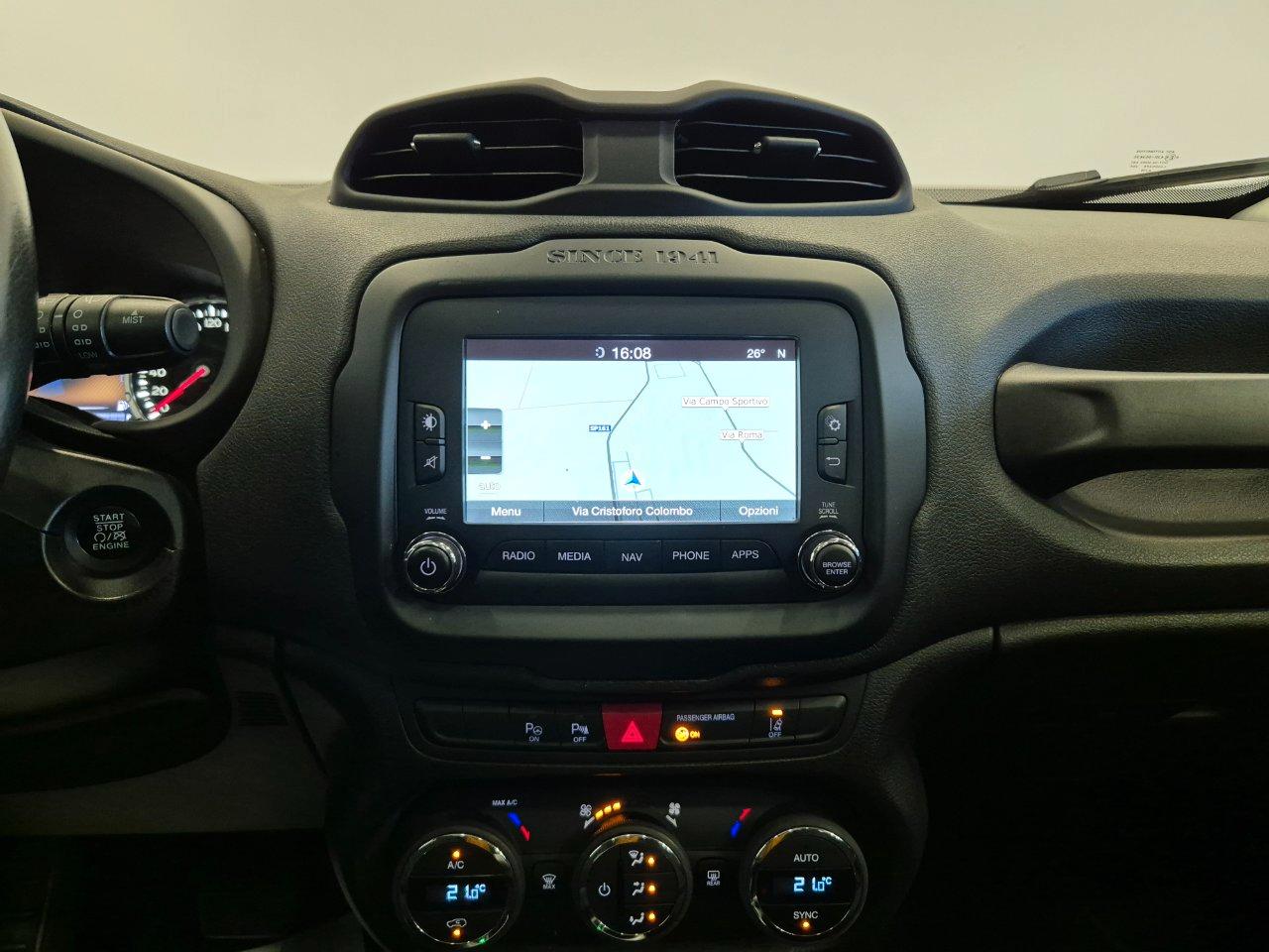 Jeep Renegade 1.4 m-air Limited 140cv auto - NEOPATENTATI - Cam - Cruise/Lim - Tetto