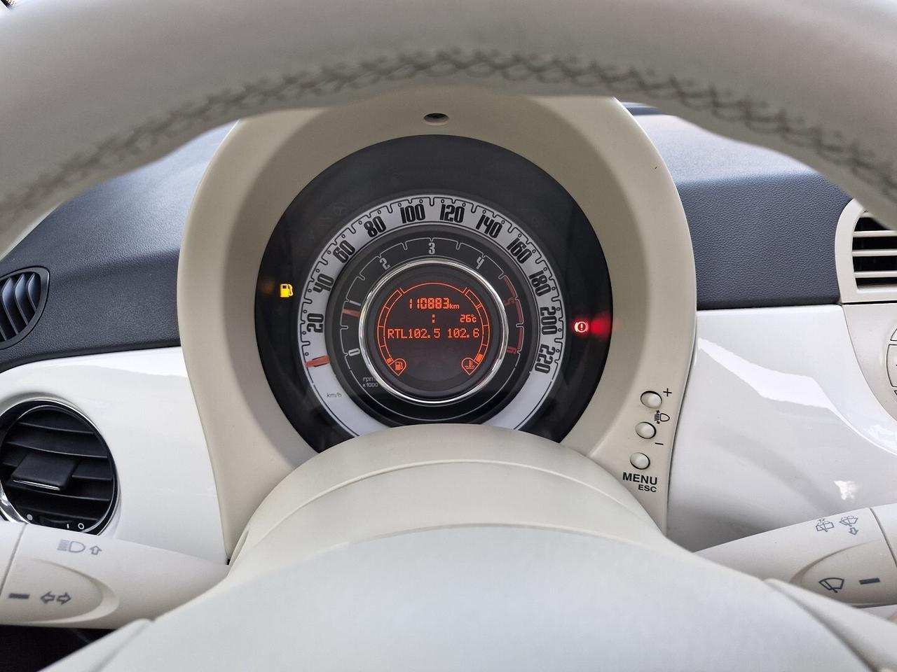 FIAT 500 1.3 MTJ 95CV TETTO APRIBILE 110000KM 2012