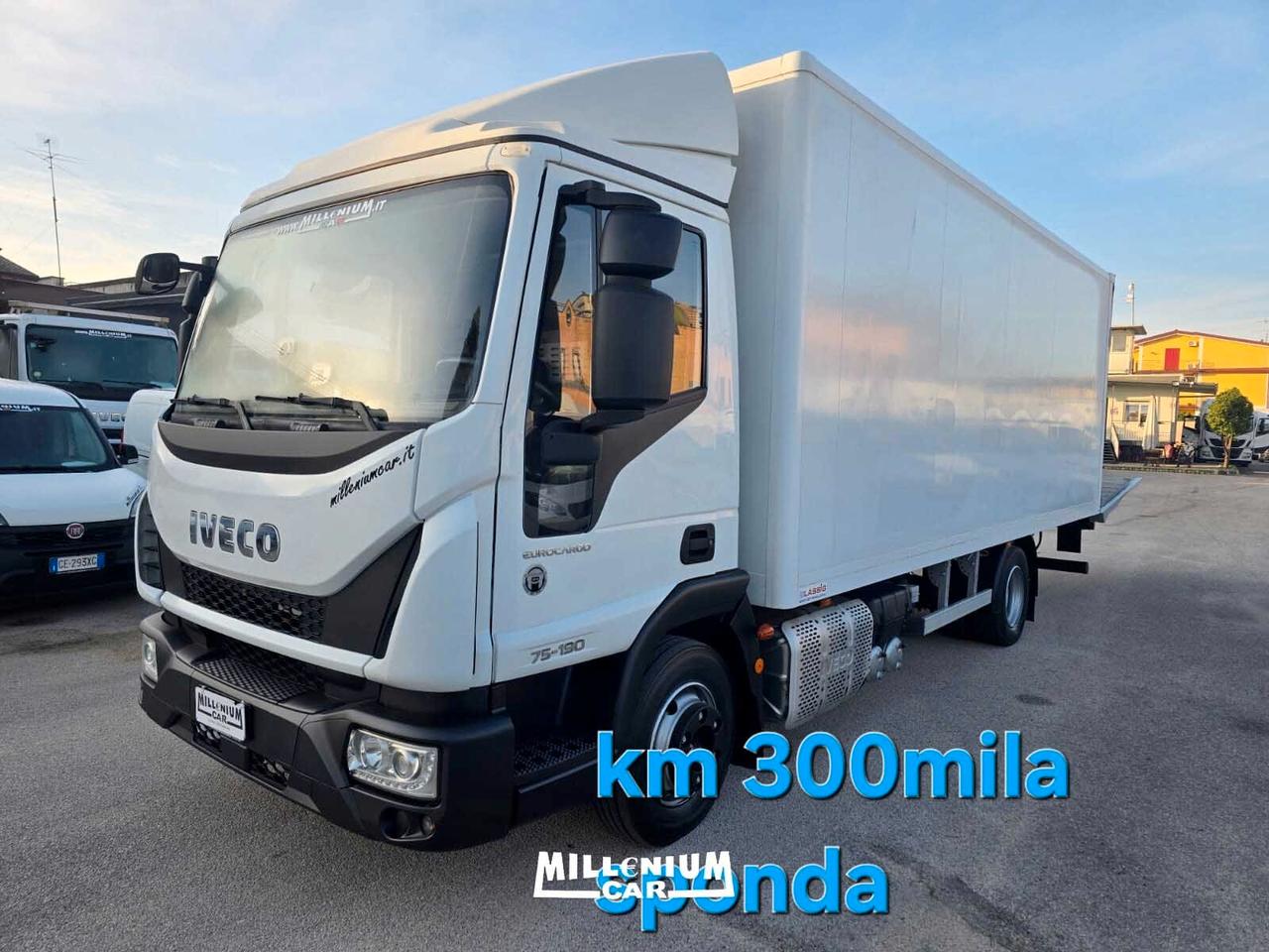EUROCARGO 75E19 FURGONE SPONDA 2016 EURO 6