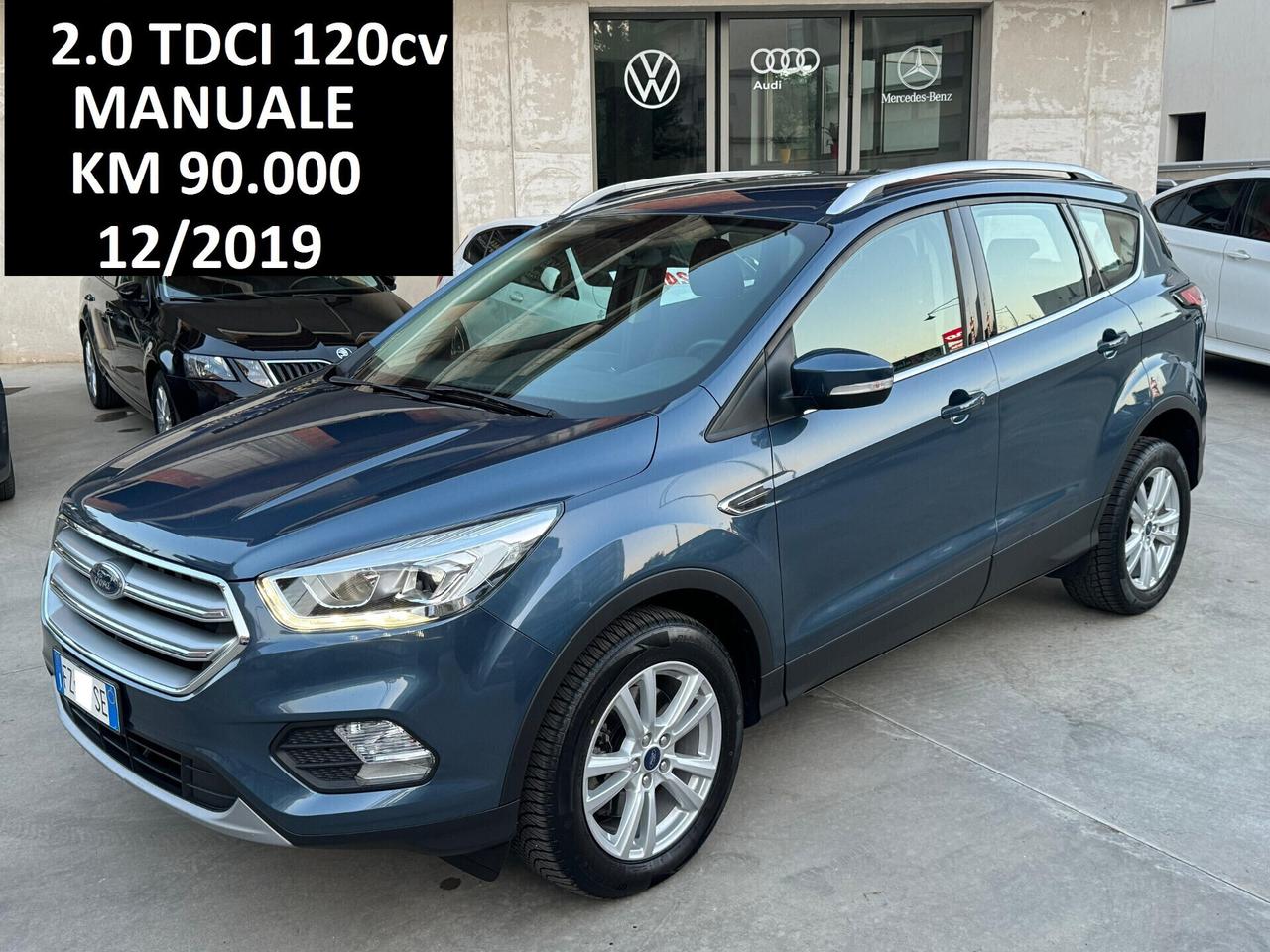 Ford Kuga 2.0 TDCI 120 CV MANUALE -NAVI-12/2019