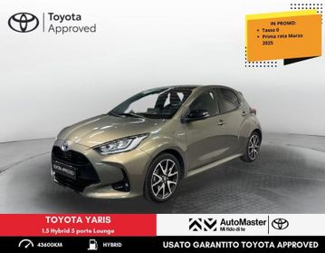 Toyota Yaris 1.5 Hybrid 5 porte Lounge