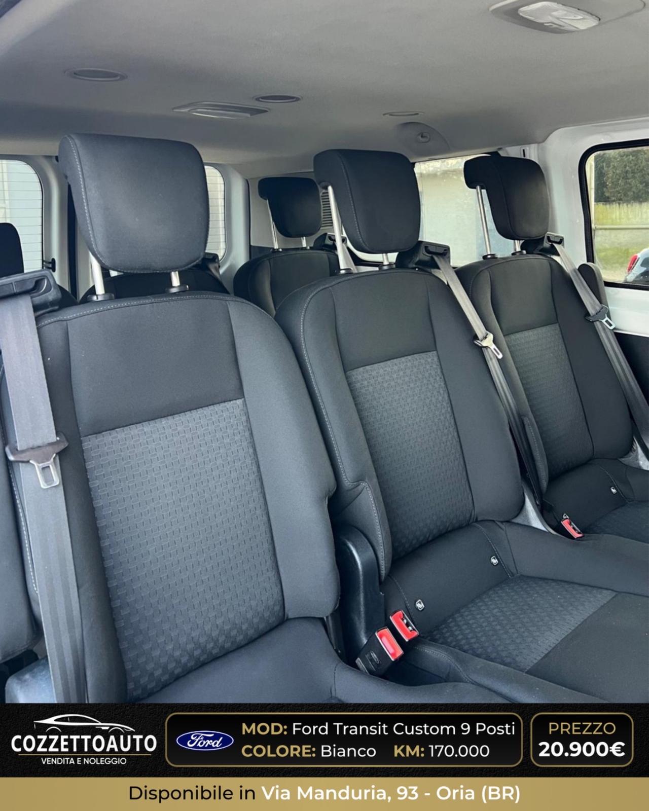 Ford Transit Custom 9 posti 2021 iva deducibile