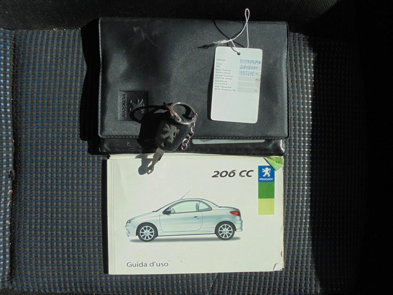 Peugeot 206 2 porte 1.6 16V CC Cabrio