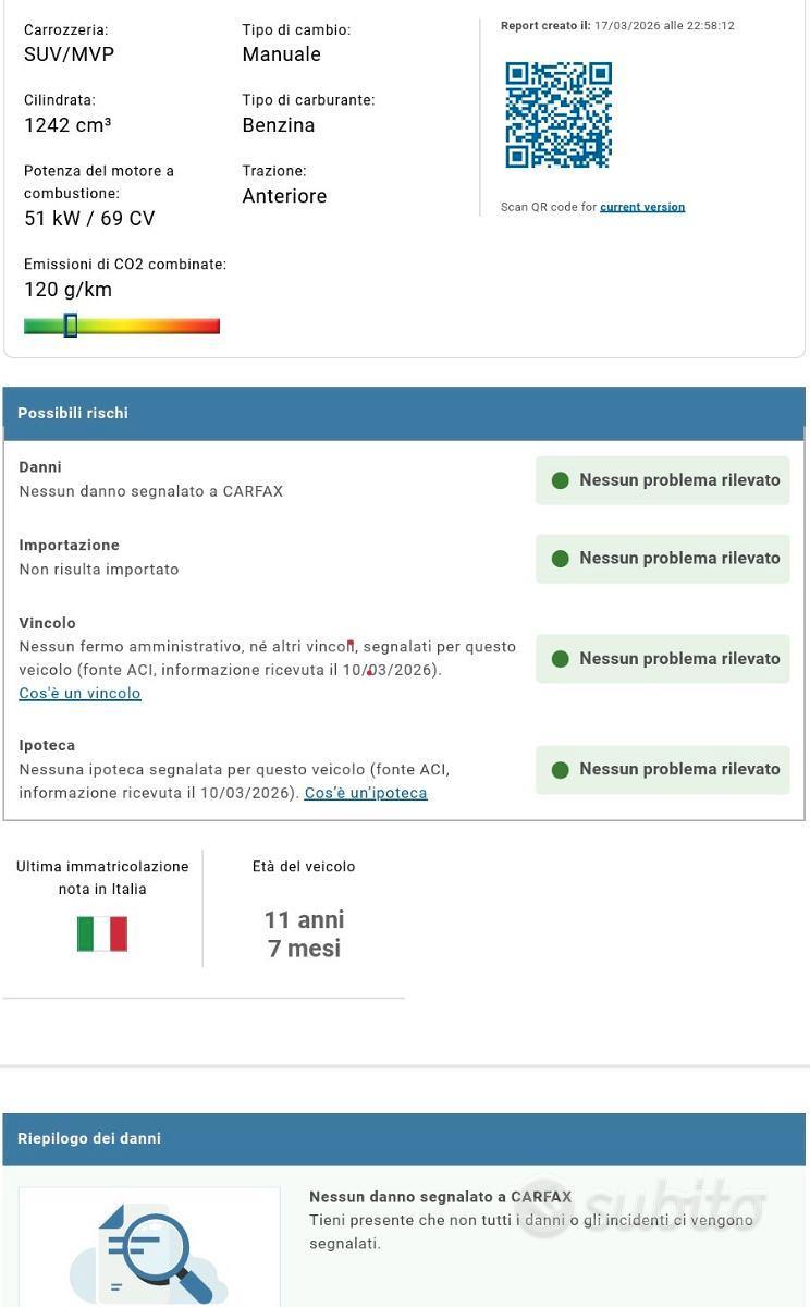 LANCIA YPSILON - 1.2 BENZINA - UNICO PROPRIETARIO