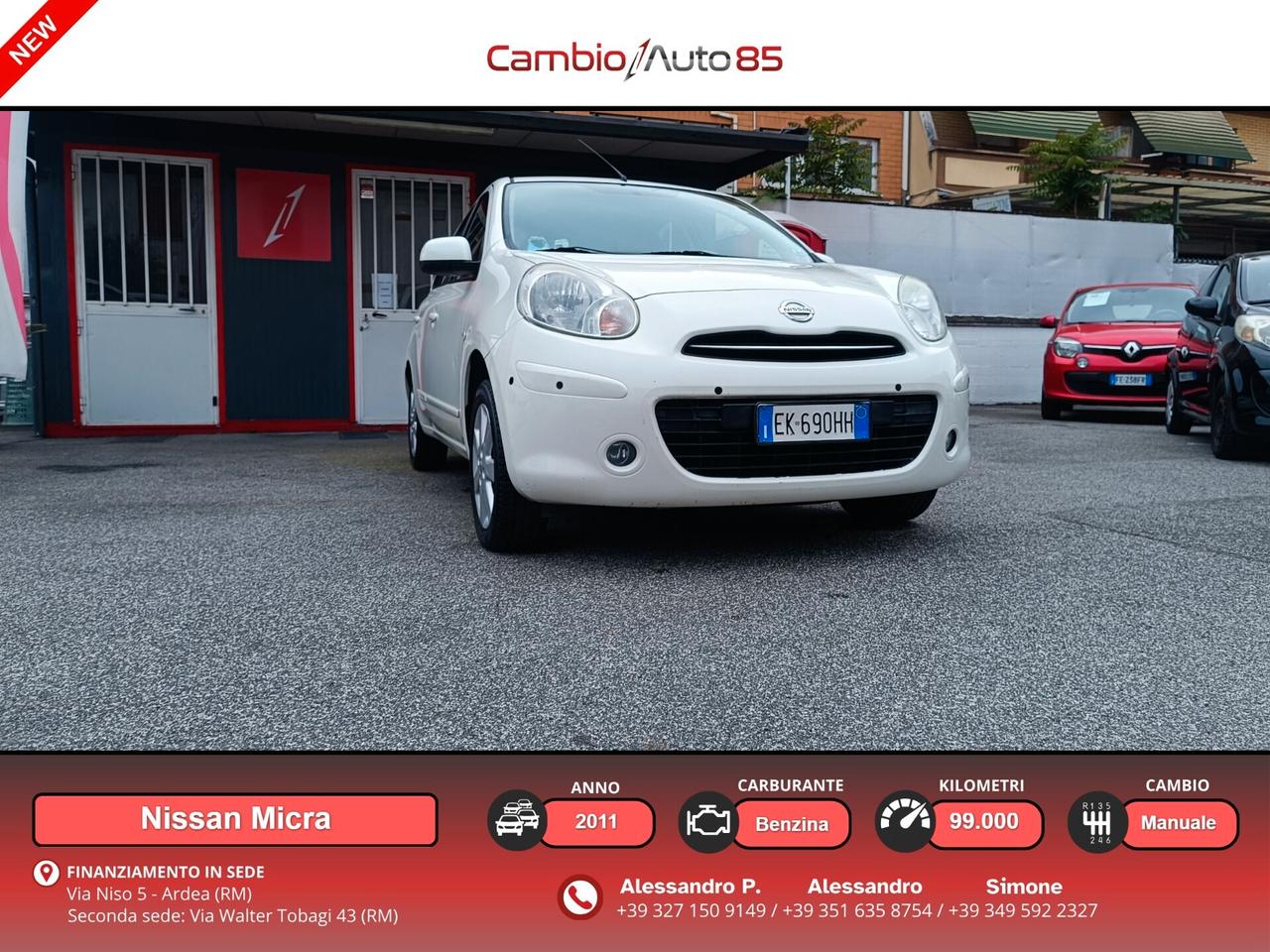 Nissan Micra 1.2 12V 5 porte Acenta