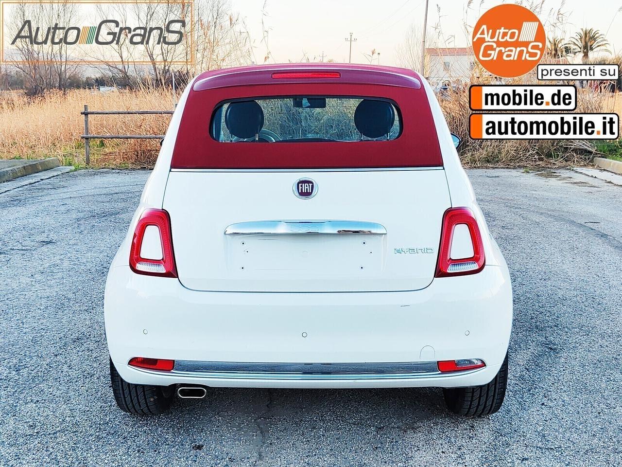 Fiat 500C 500 Hybrid 1.0 04/21 Bianco Cabrio