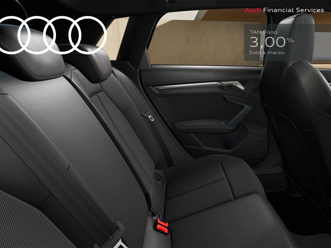 Audi A3 sportback 1.5 tfsi mhev s line edition 150cv s-tronic