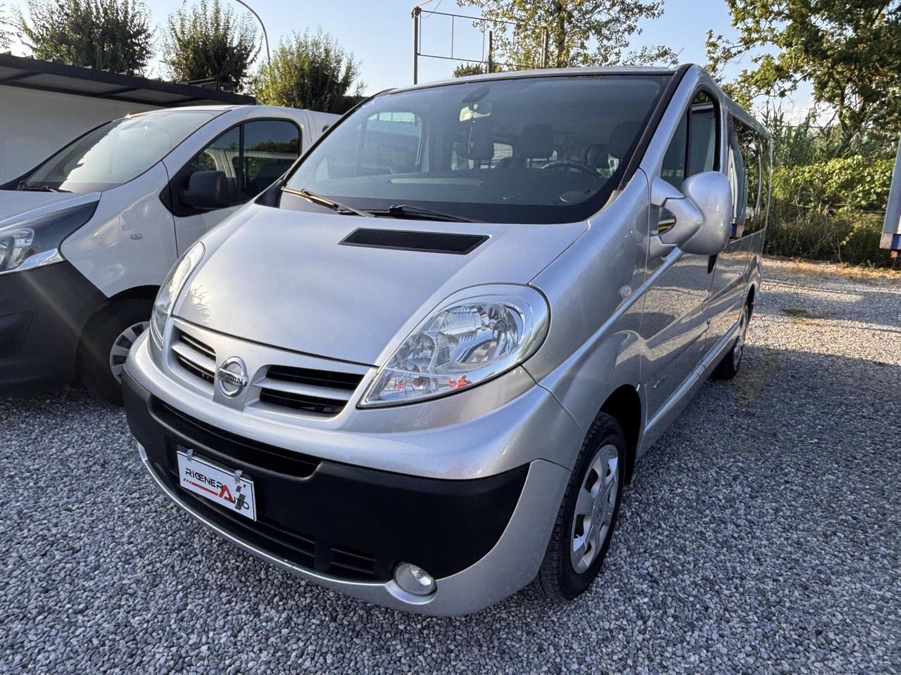 nissan primastar 7 posti trasporto 2 carrozzine per disabili