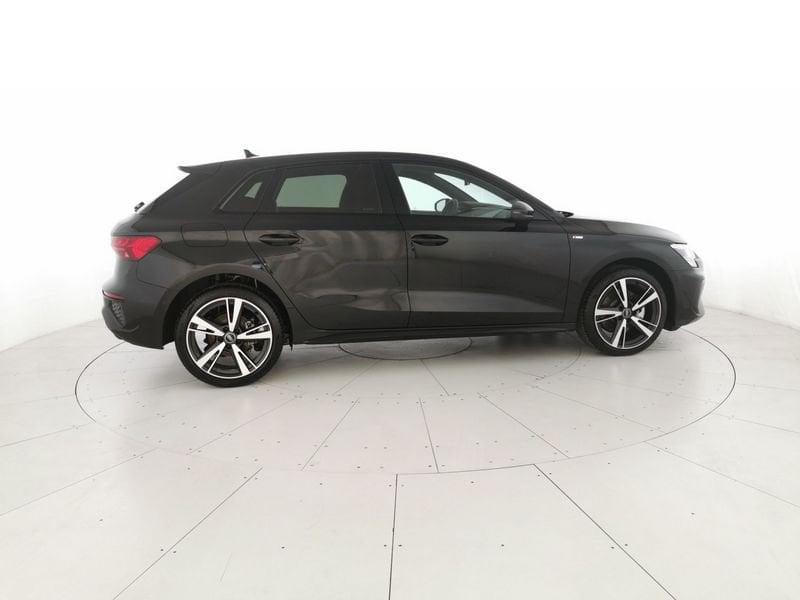 Audi A3 NUOVA SPORTBACK Sportback 40 1.4 tfsi e Identity Black s-tronic