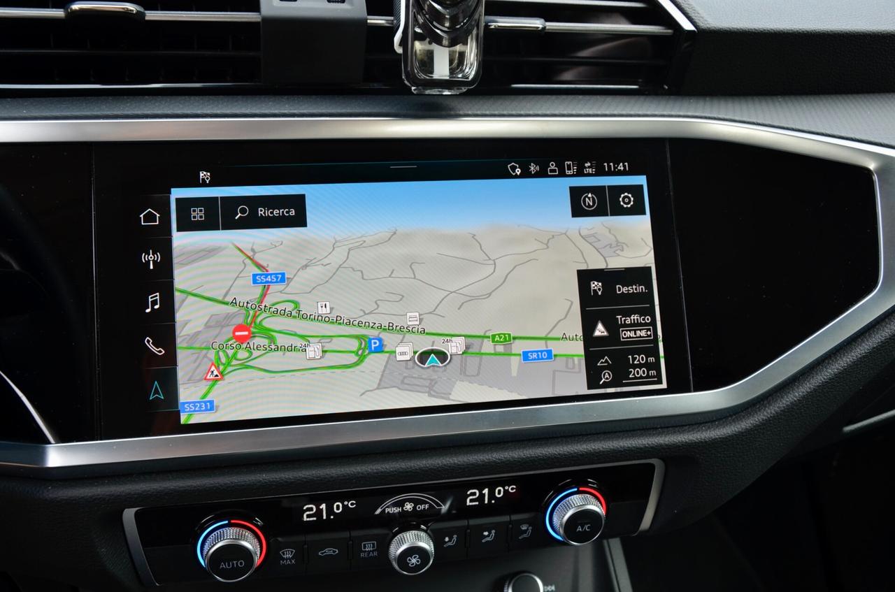 AUDI Q3 35 2.0 TDI BUSINESS 150cv S-TRONIC, GAR, AUDI 8/26, UNICOPR, SERVICE AUDI, UFF ITALIANA, EURO 6E, FULL LED, PERMUTE