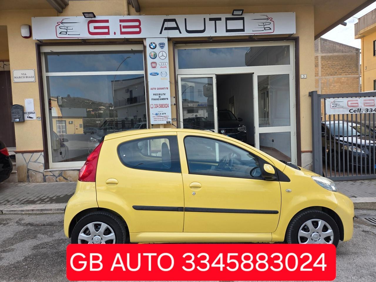 PEUGEOT 107 ANNO 2009 5PORTE SOLI KM 78000 CERTIF