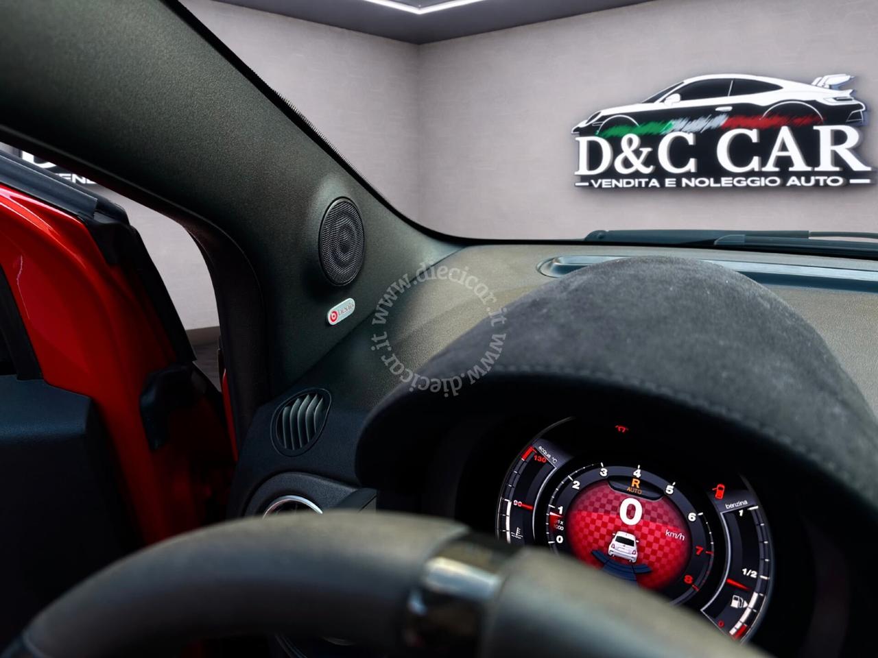 Abarth 595 1.4 Turbo T-Jet 180 CV MTA Competizione TETTO XENO PDC AUDIO BEATZ ANTIFURTO PELLE TAGLIANDI UFFICIALI