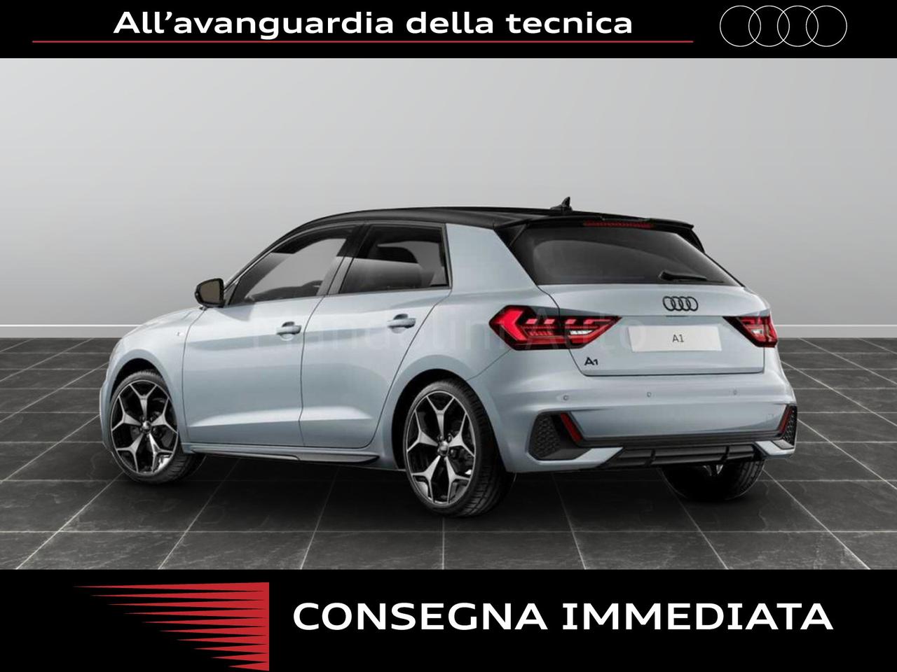 Audi A1 sportback 30 1.0 tfsi 116cv identity black s tronic