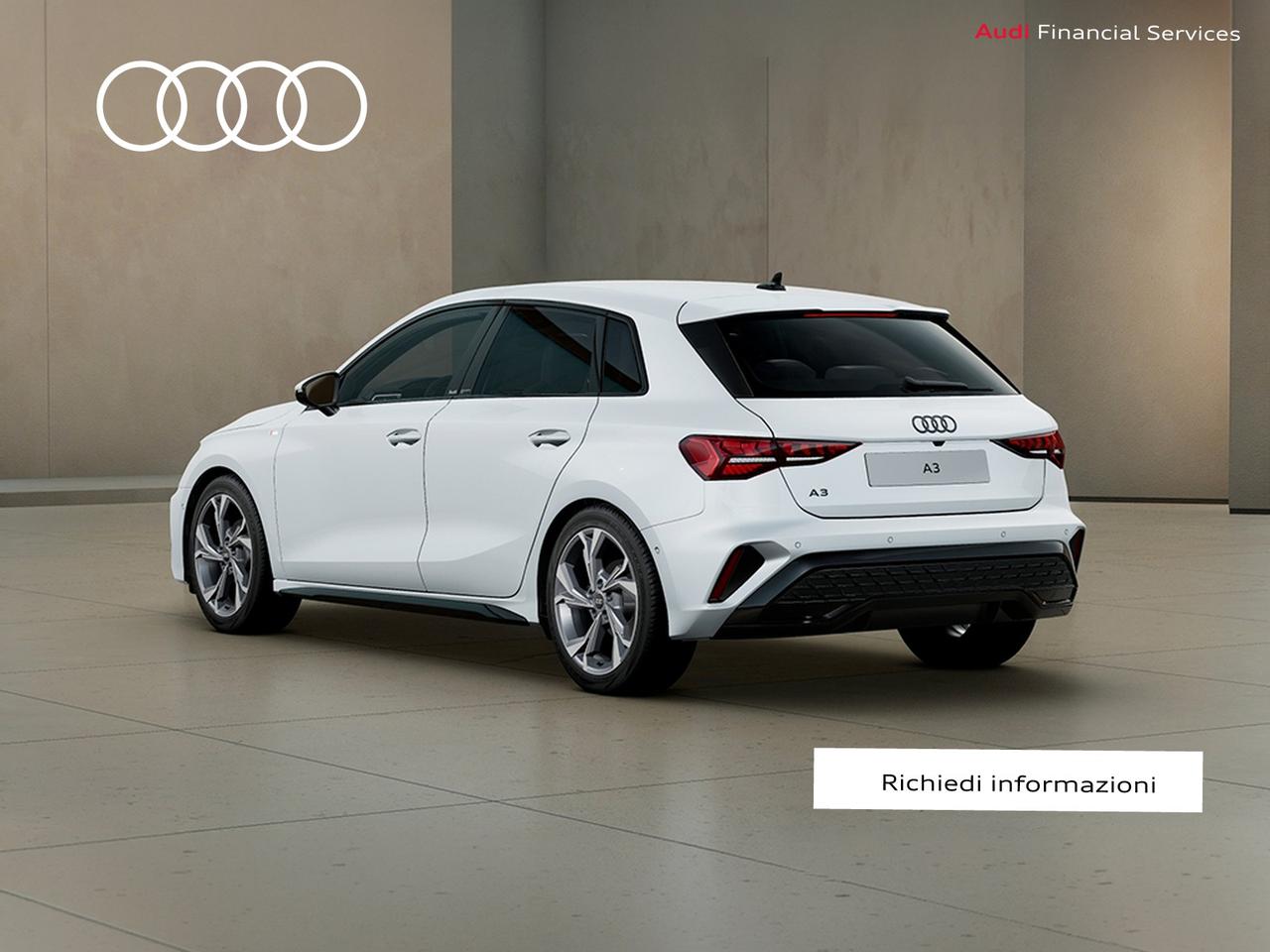 Audi A3 sportback 1.5 tfsi mhev s line edition 150cv s-tronic