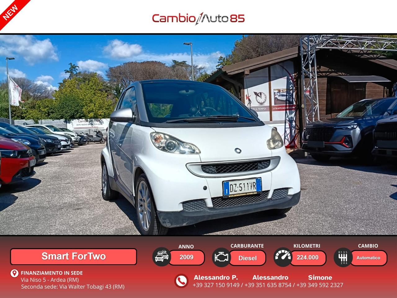 Smart ForTwo 800 40 kW coupé passion cdi