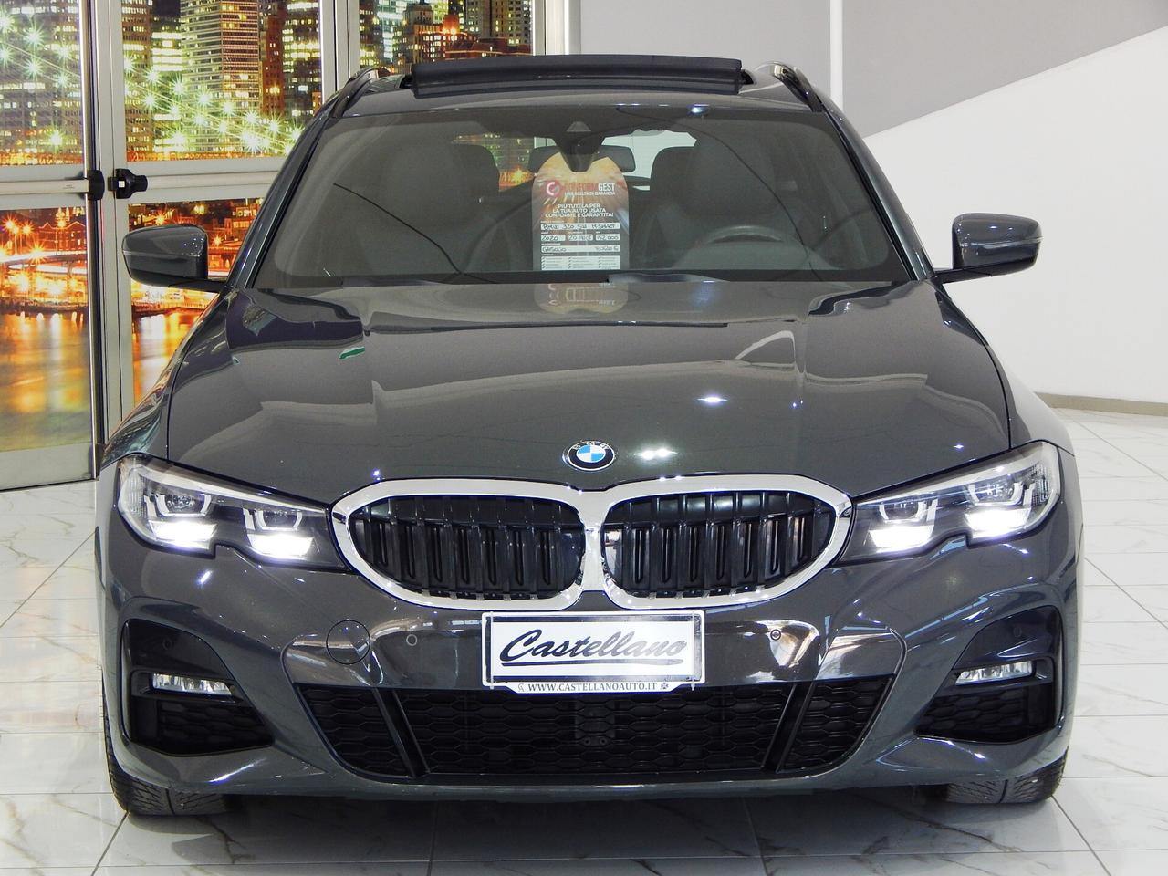 BMW 320 d Touring MSport Aut. TETTO-NAVI-PELLE-RADAR-LED