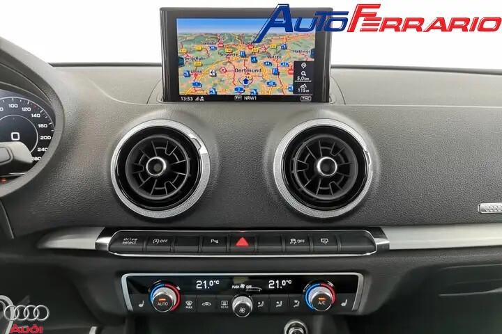 Audi A3 S LINE DOPPIO VRTUAL KOPTIT SENS PARK DOPPI CRUISE CONTROL VETRI SCURI 18" OPZIONABILE