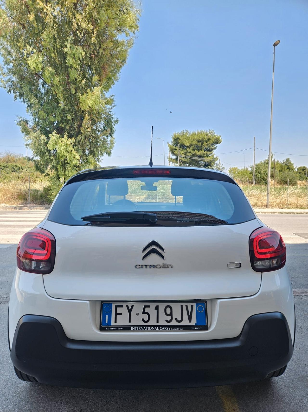 Citroen C3 1.2 benzina 61kw SHINE 2019