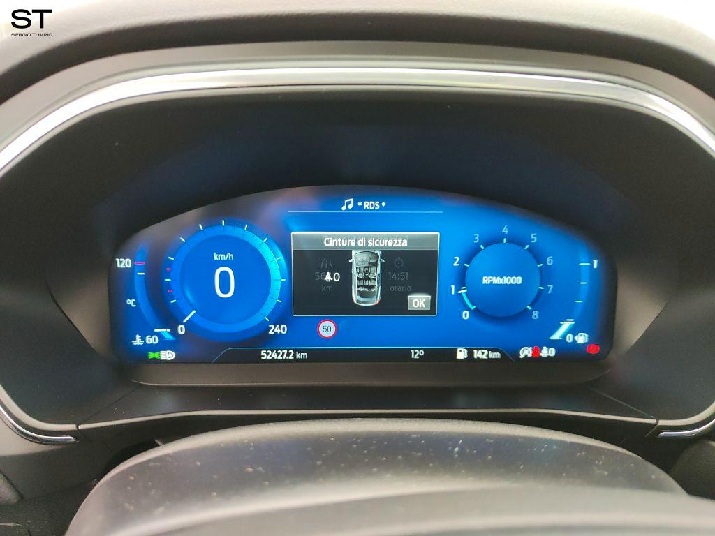 FORD Focus 4ª serie - Focus 1.0 EcoBoost Hybrid 125 CV 5p. Active X