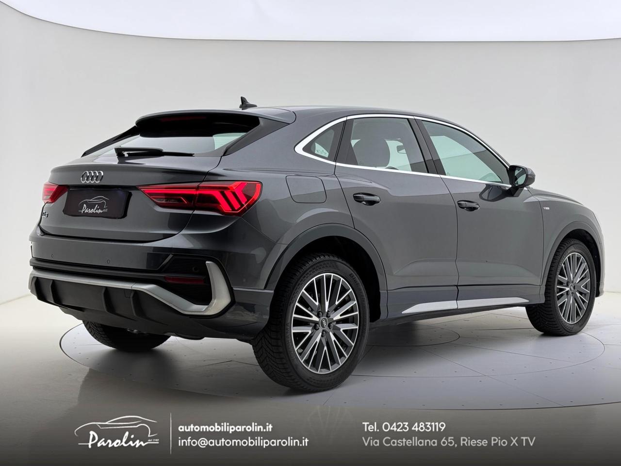 Audi Q3 Sportback 45 1.4 tfsi e S-line edition s-tronic ACC-pelle