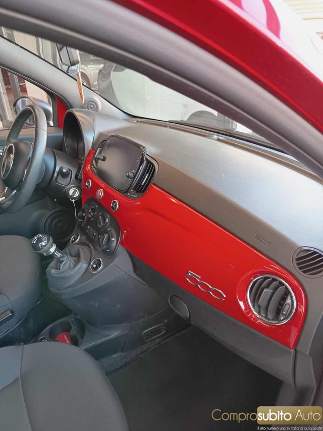 FIAT 500 1.0 Hybrid Red