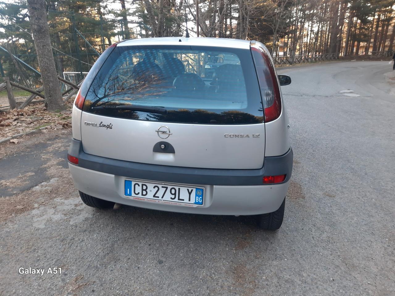 OPEL CORSA 1.2 BENZINA ANNO 2002 KM 122000