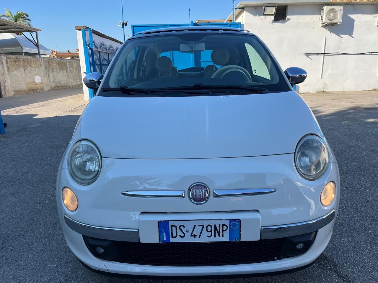 Fiat 500 Lounge 1.2 benz-tetto apri-2008