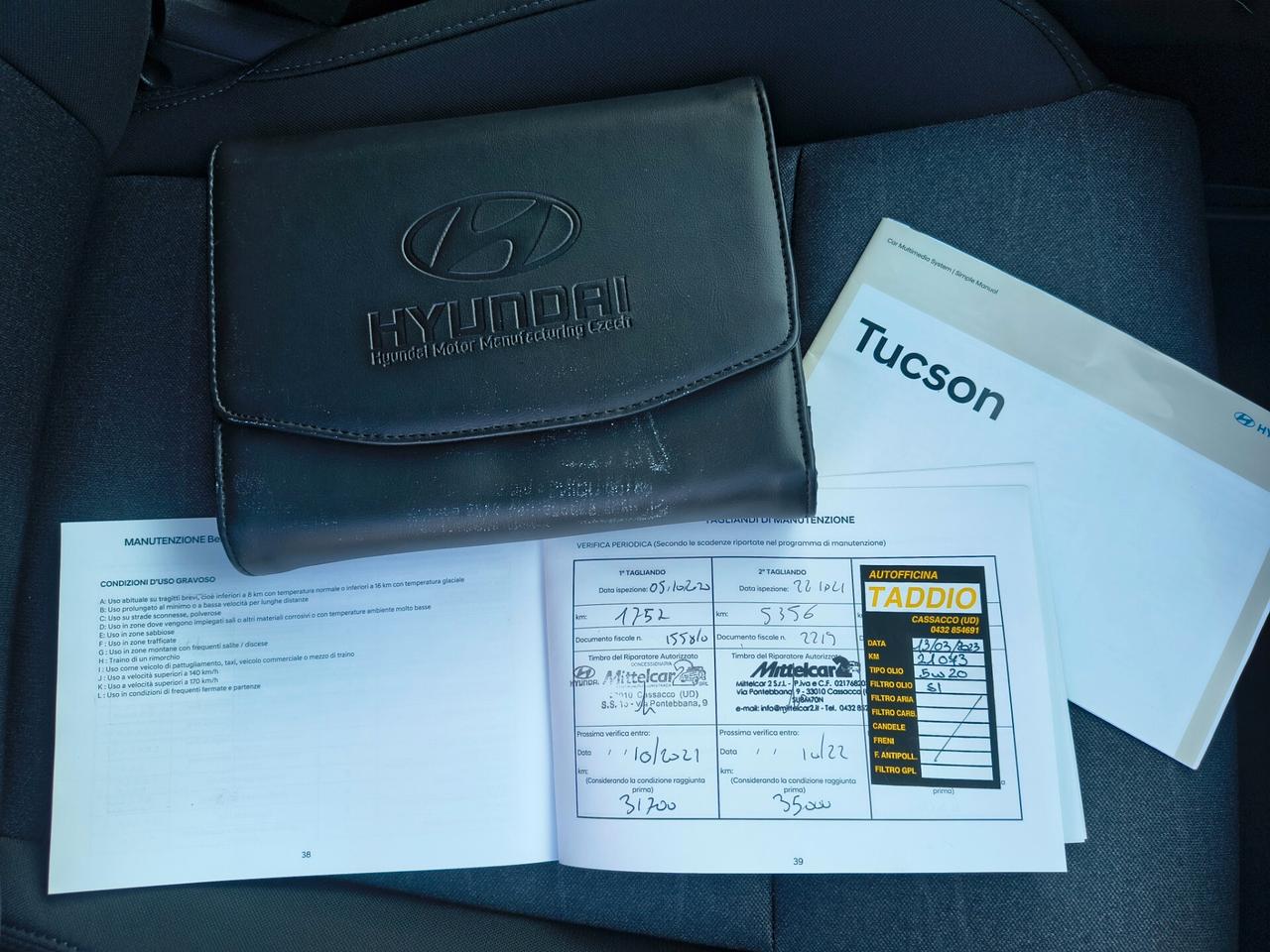 HYUNDAI TUCSON IBRIDA-DIESEL 60.000 KM XPRIME 2019