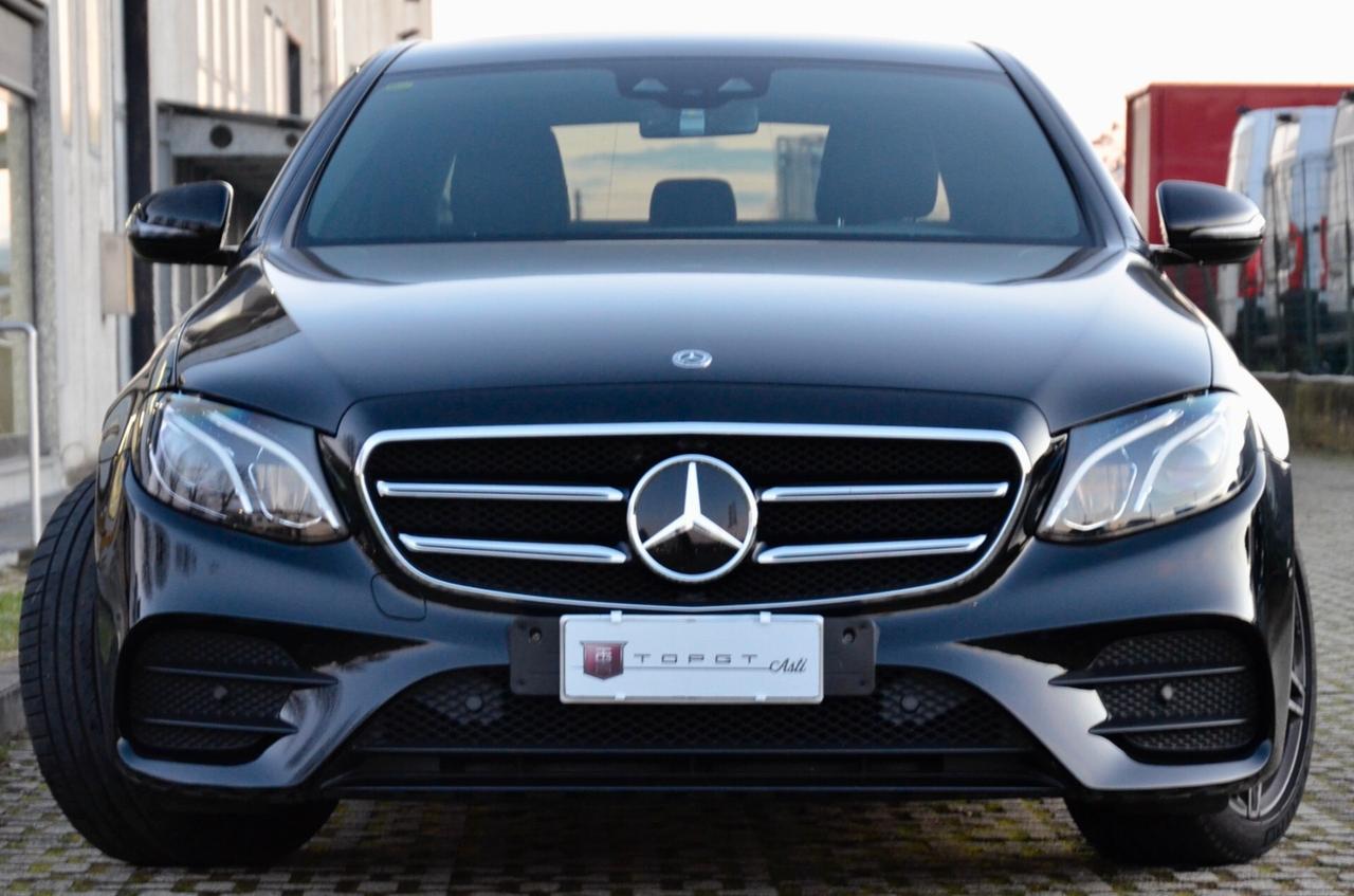 MERCEDES-BENZ E220d PREMIUM AMG 194cv AUTO, SERVICE UFF MERCEDES, UFF ITALIANA, EURO 6C, TOTAL BLACK, FARI FULL LED, RETROCAMERA, PERMUTE
