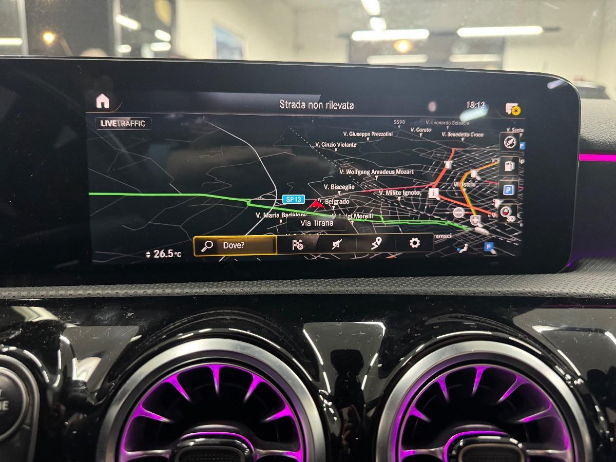 MERCEDES A 180 d Automatic Premium AMG TETTO/ LUCI/ BURMESTER/ MEMORIE