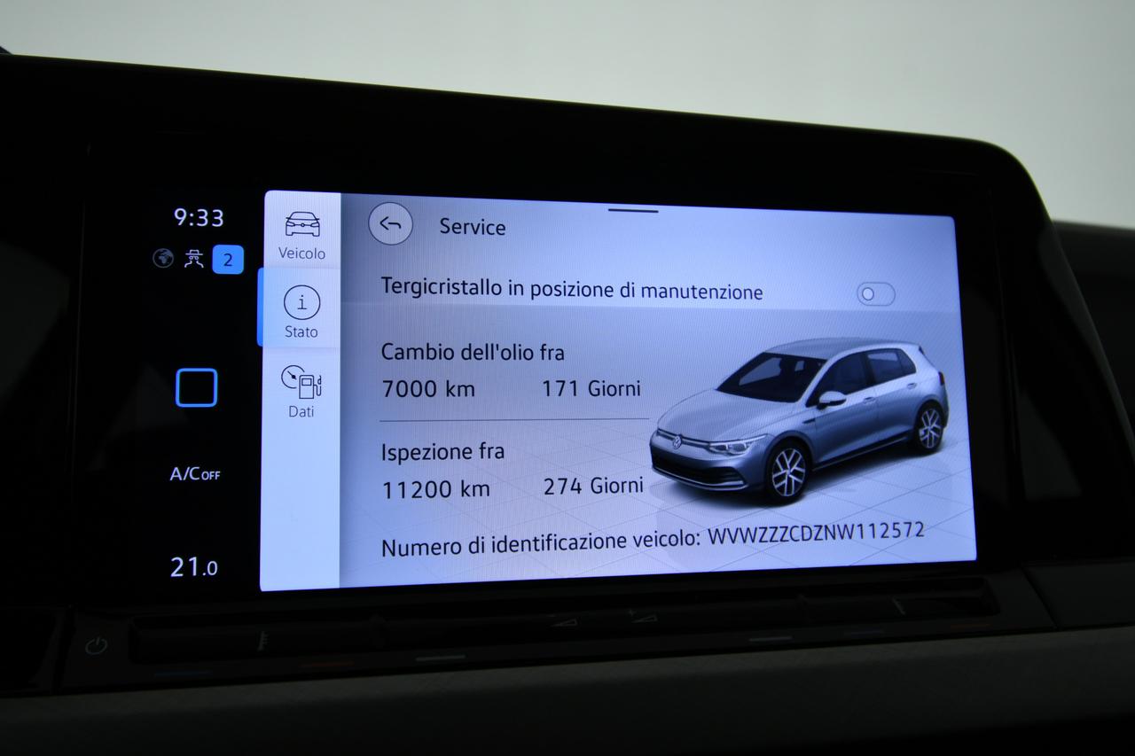 VOLKSWAGEN Golf 1.0 etsi evo Life 110cv dsg ACC+APP CONNECT+NEOPATENTATI