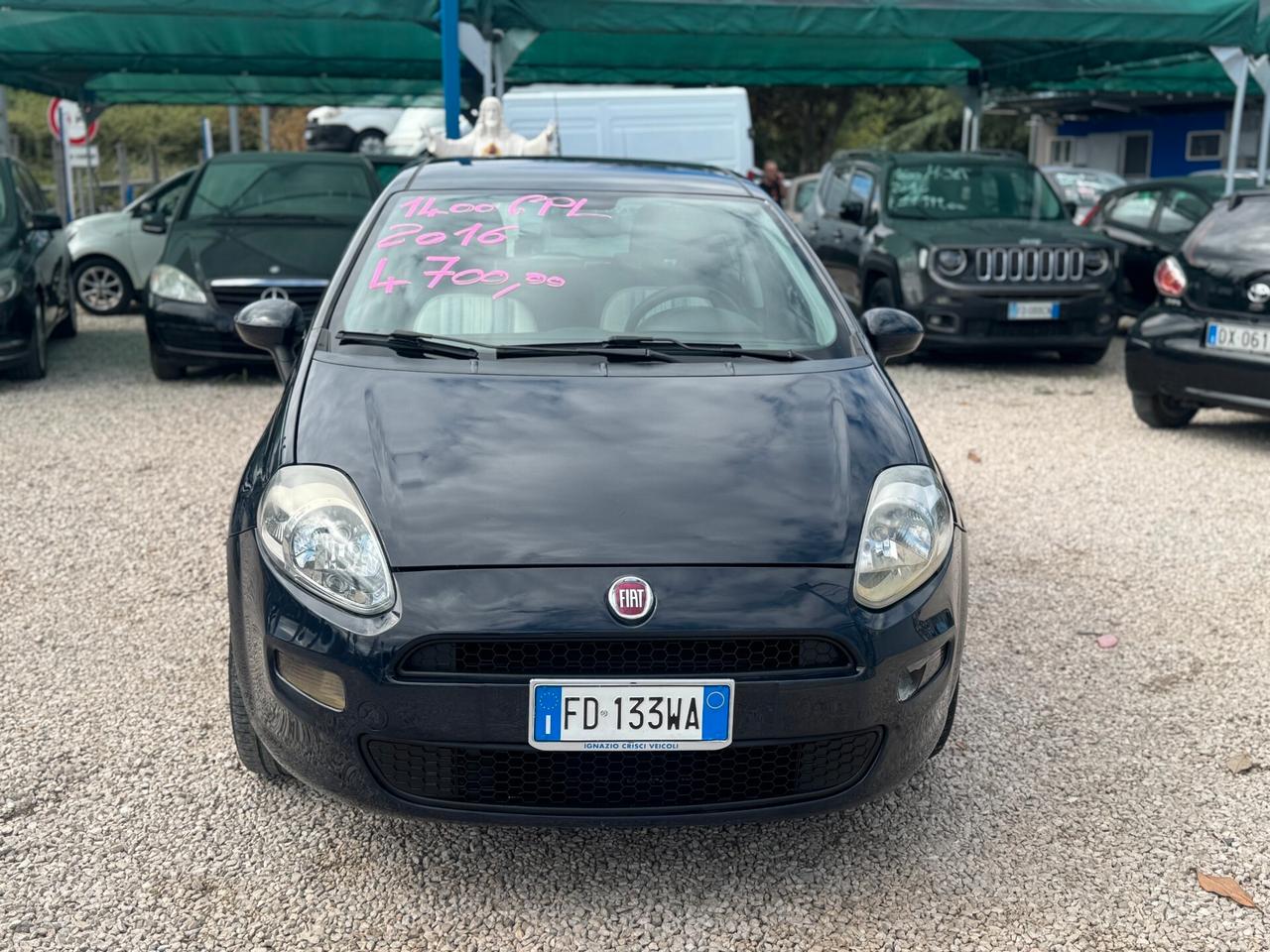 Fiat Punto 1.4 8V 5 porte GPL DI SERIE 2016 1 PROP.