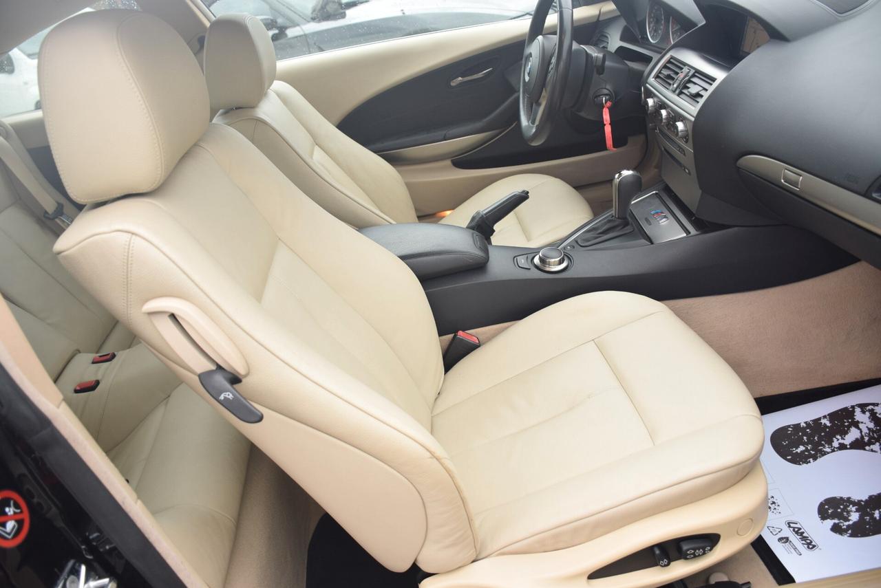 Bmw 630 SERIE 6 630i COUPE' AUTOM. NAV CRUISE SENSORI PELLE
