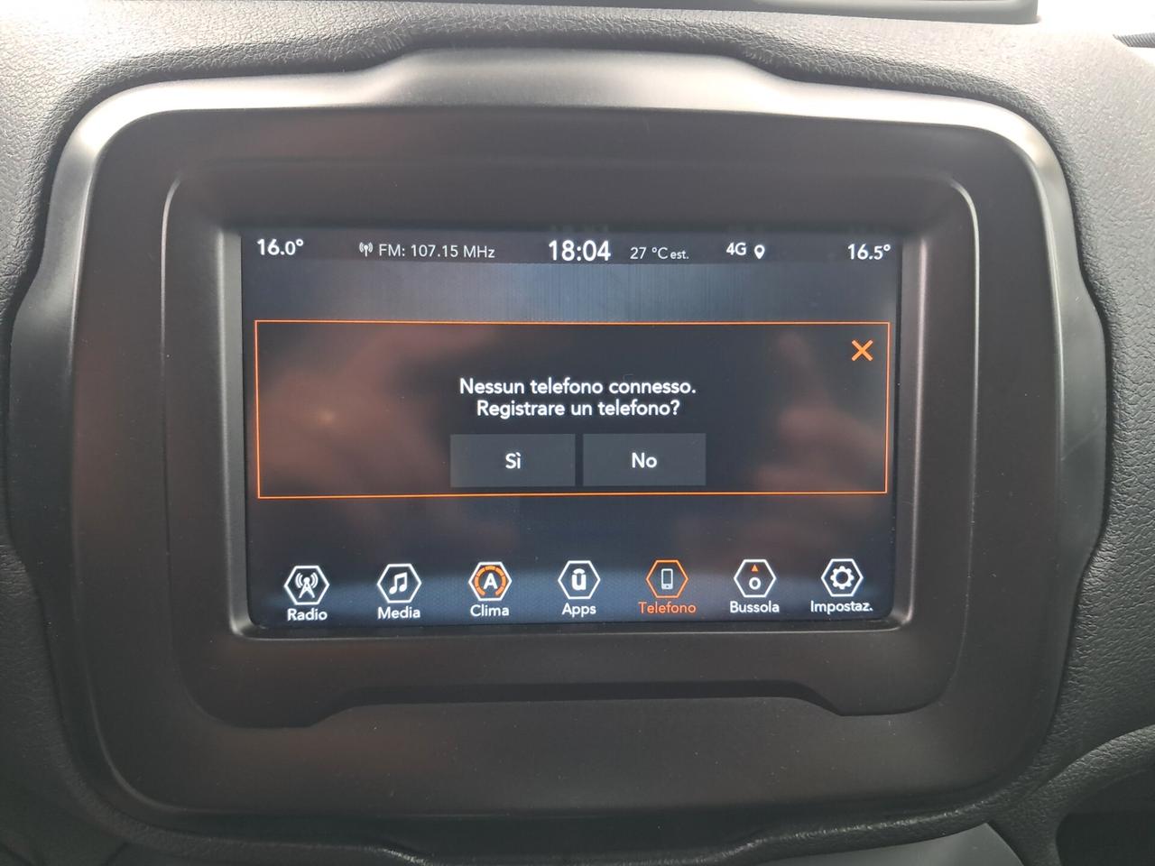 JEEP RENEGADE 1.6 M-JET 130cv-LIMITED* CRUISE-LED *