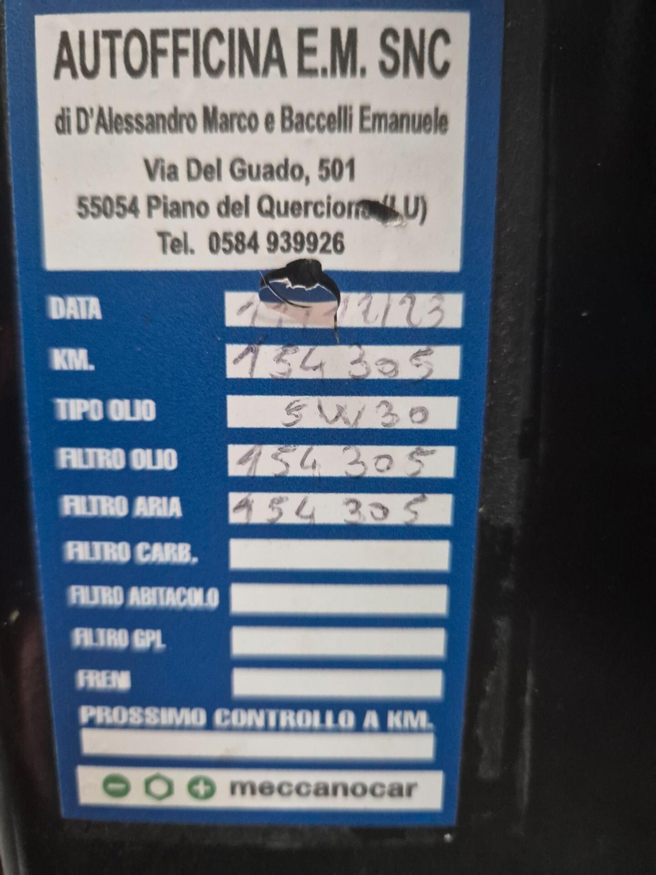 Fiat Punto Evo 1.4 5 porte Dynamic Natural Power