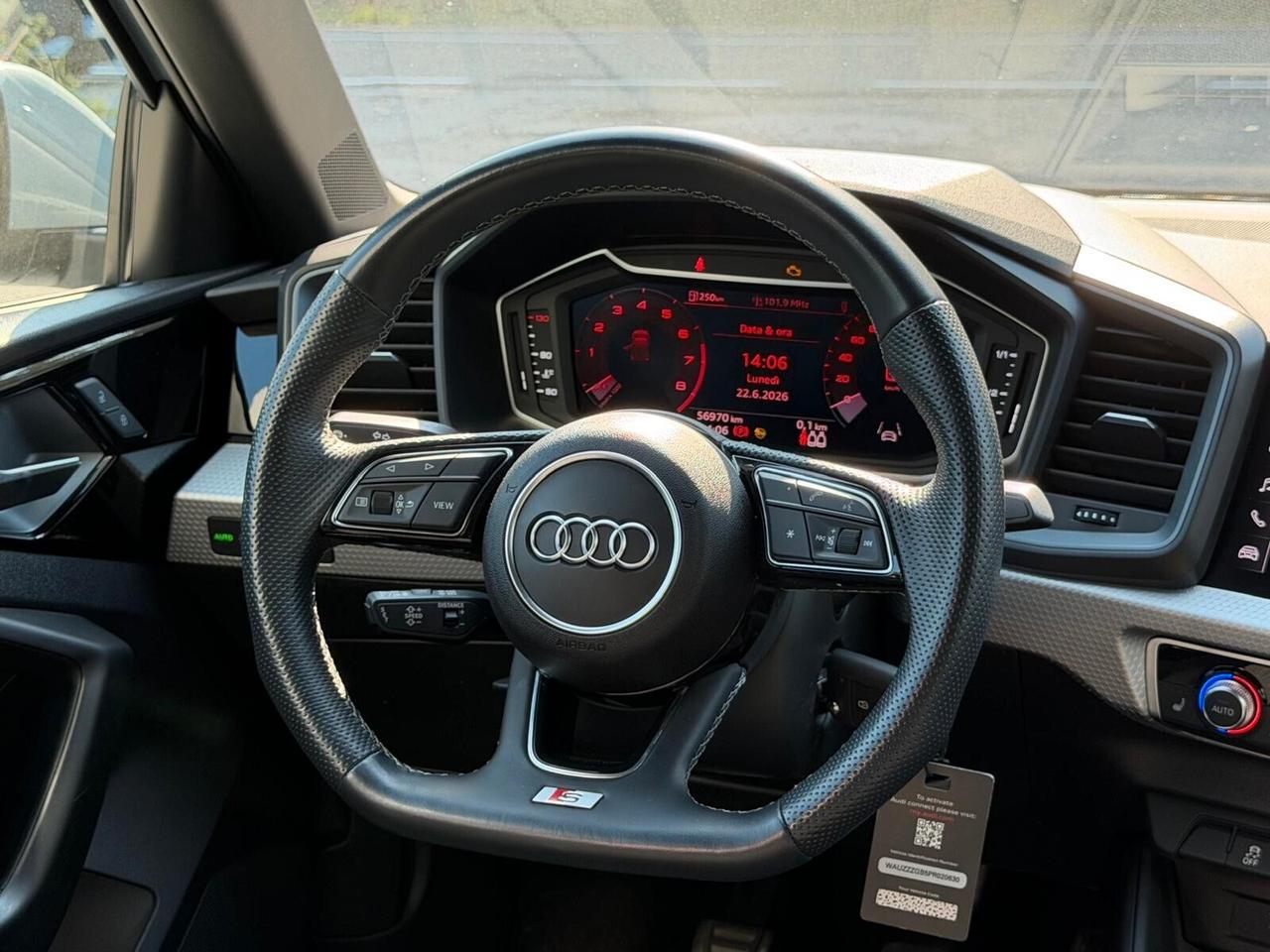 Audi A1 SPB 30 TFSI S line edition GARANZIA AUDI FINO 12/2027