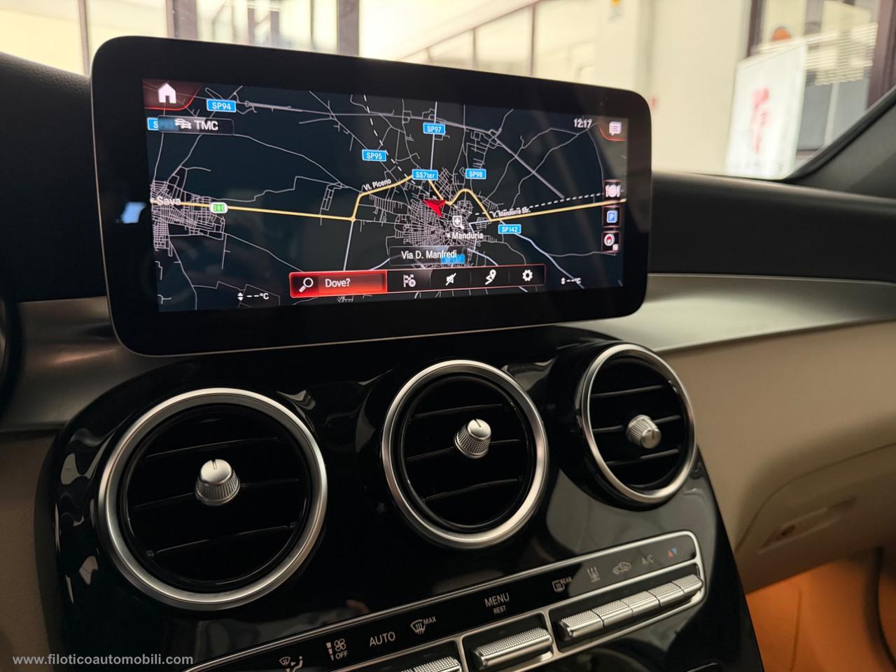 MERCEDES-BENZ GLC 300 de 4M Plug-in hyb. Coupé Sport PELLE - FARI LED FULL!!