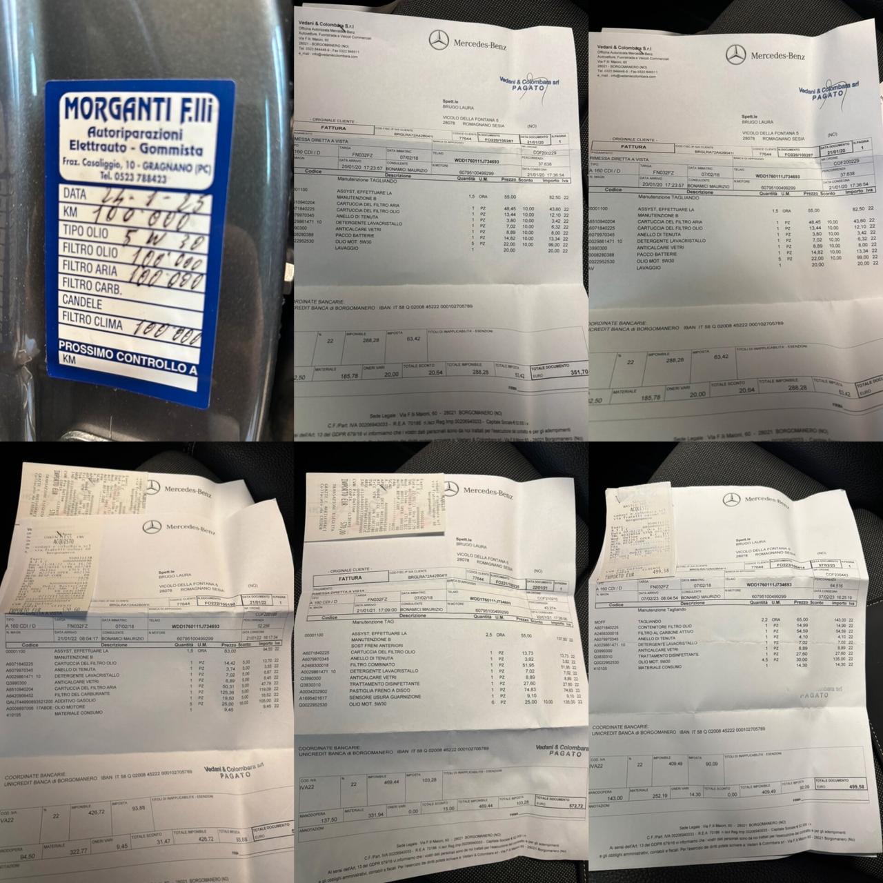 Mercedes-Benz A 160 Premium auto *PER NEOPATENTATI*