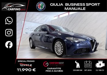 Alfa Romeo Giulia 2.2 Turbodiesel 180 CV Business Sport