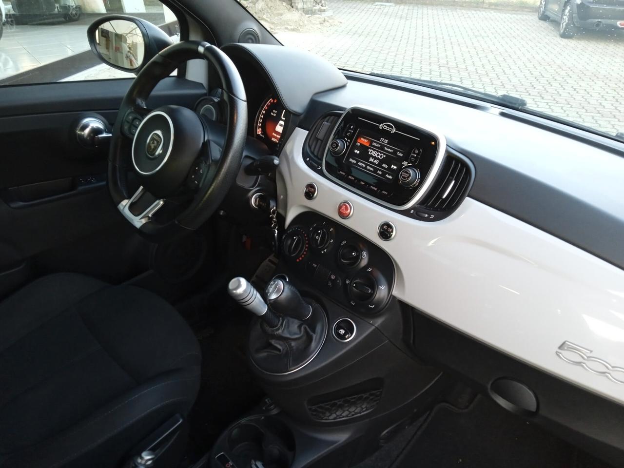 Abarth 595 17" GRIGIO CAMPOVOLO SENS PARK GOMME INVERNALI SEMI NUOVE VETRI SCURI