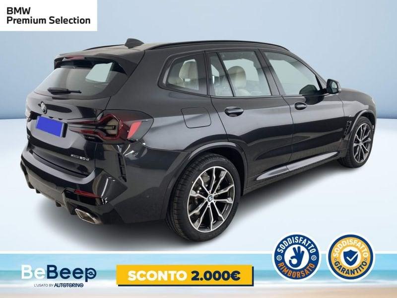 BMW X3 XDRIVE20D MHEV 48V MSPORT AUTO