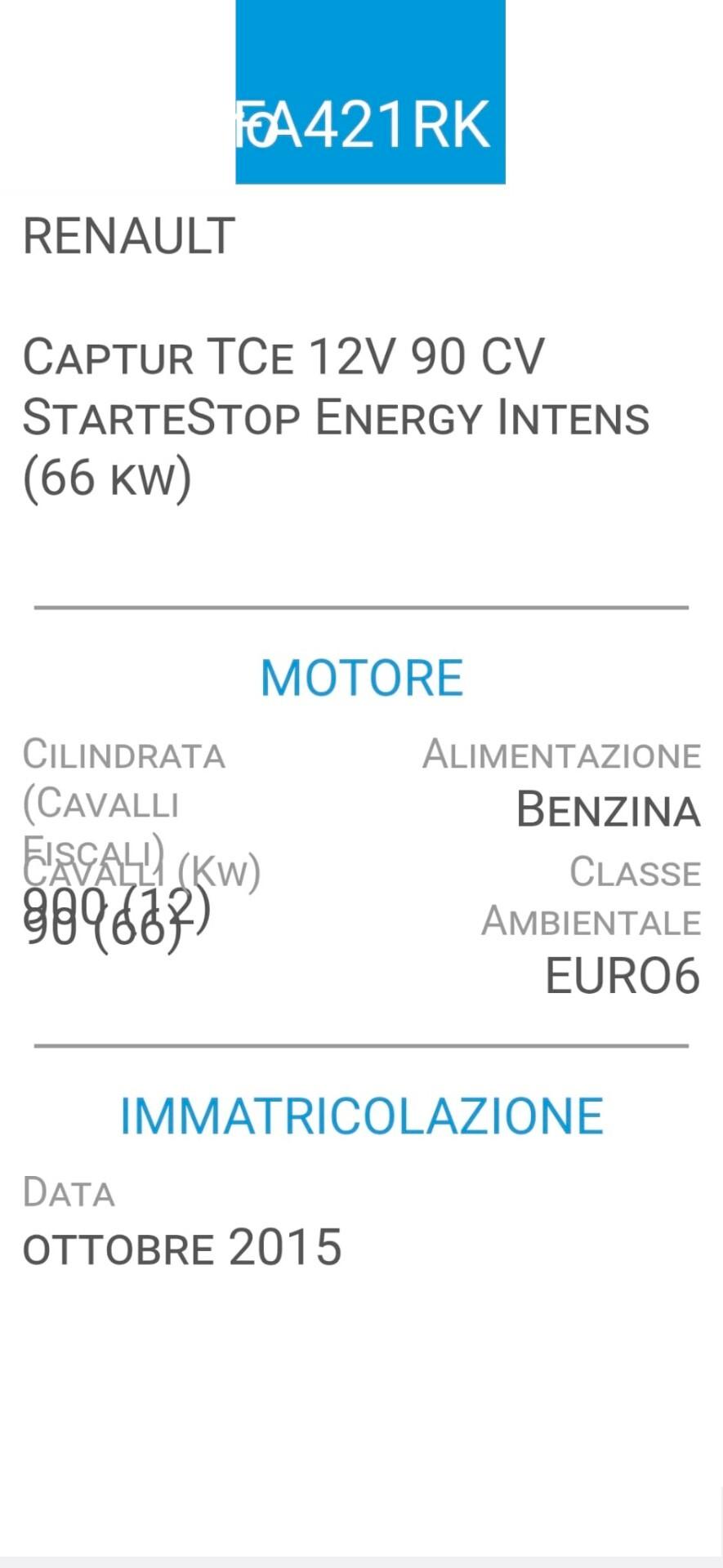 RENAULT CAPTUR 0,9 TCe-TAGLIAN.RENAULT-EURO 6
