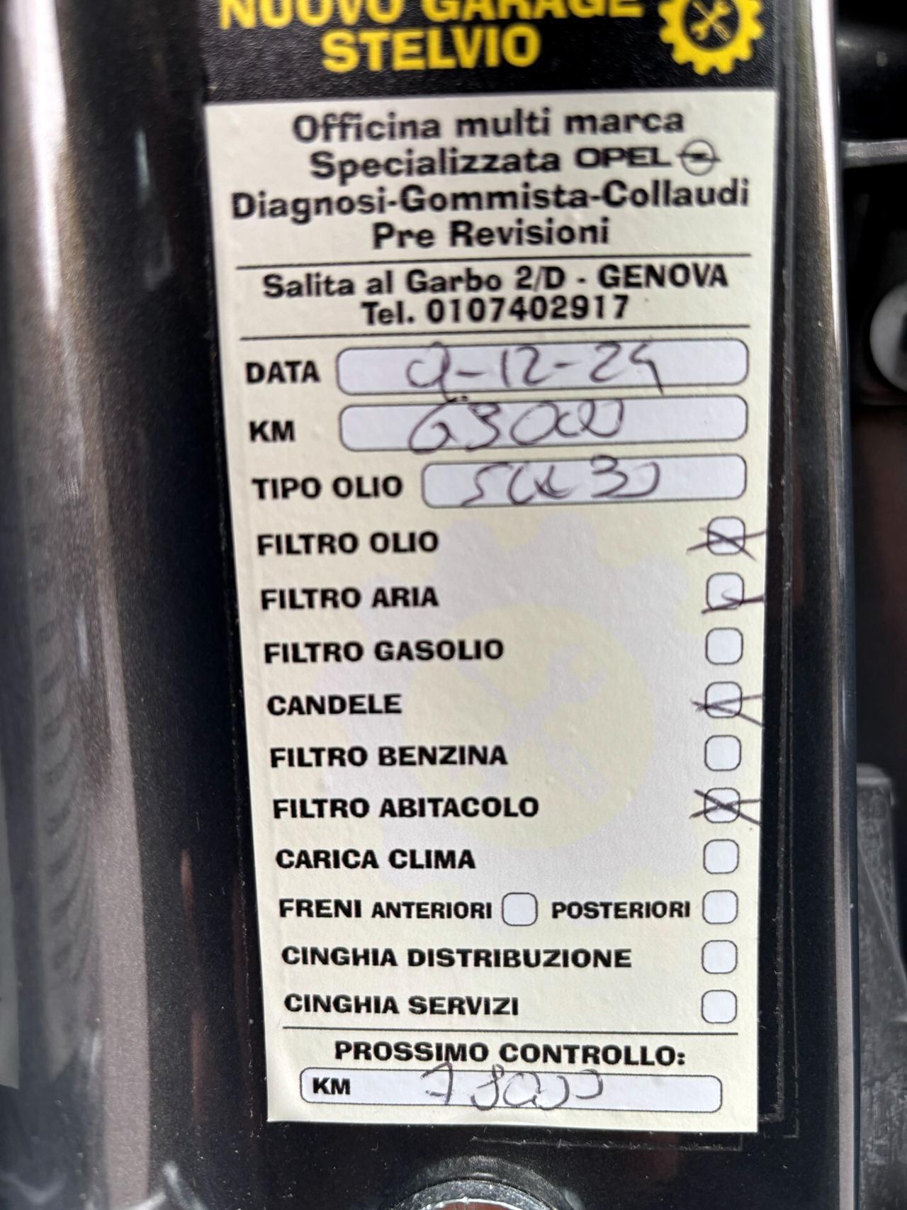 Opel Mokka 1.4 Turbo Ecotec 140CV 4x2 Cosmo TAGLIANDI OPEL