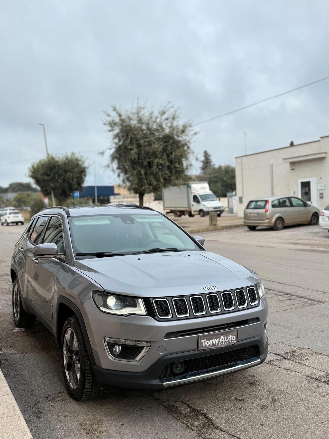 Jeep Compass 2.0 mjt Limited 4wd 140cv auto NAVI,BLUETHOOT,SENS.PARCHEGGIO,PELLE,FULL LED