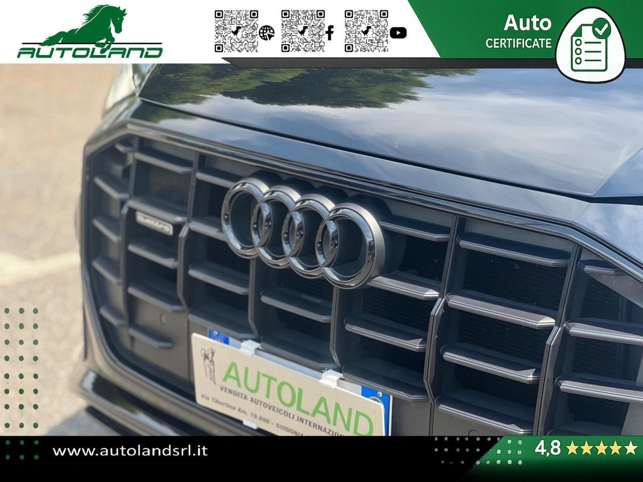 Audi Q8 50 3.0 286cv S-line Pelle Totale*Matrix*iva det