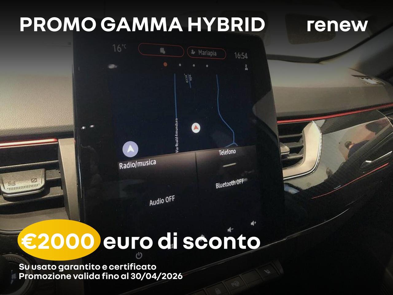 Renault Arkana 1.6 e-tech full hybrid r.s. line 145cv