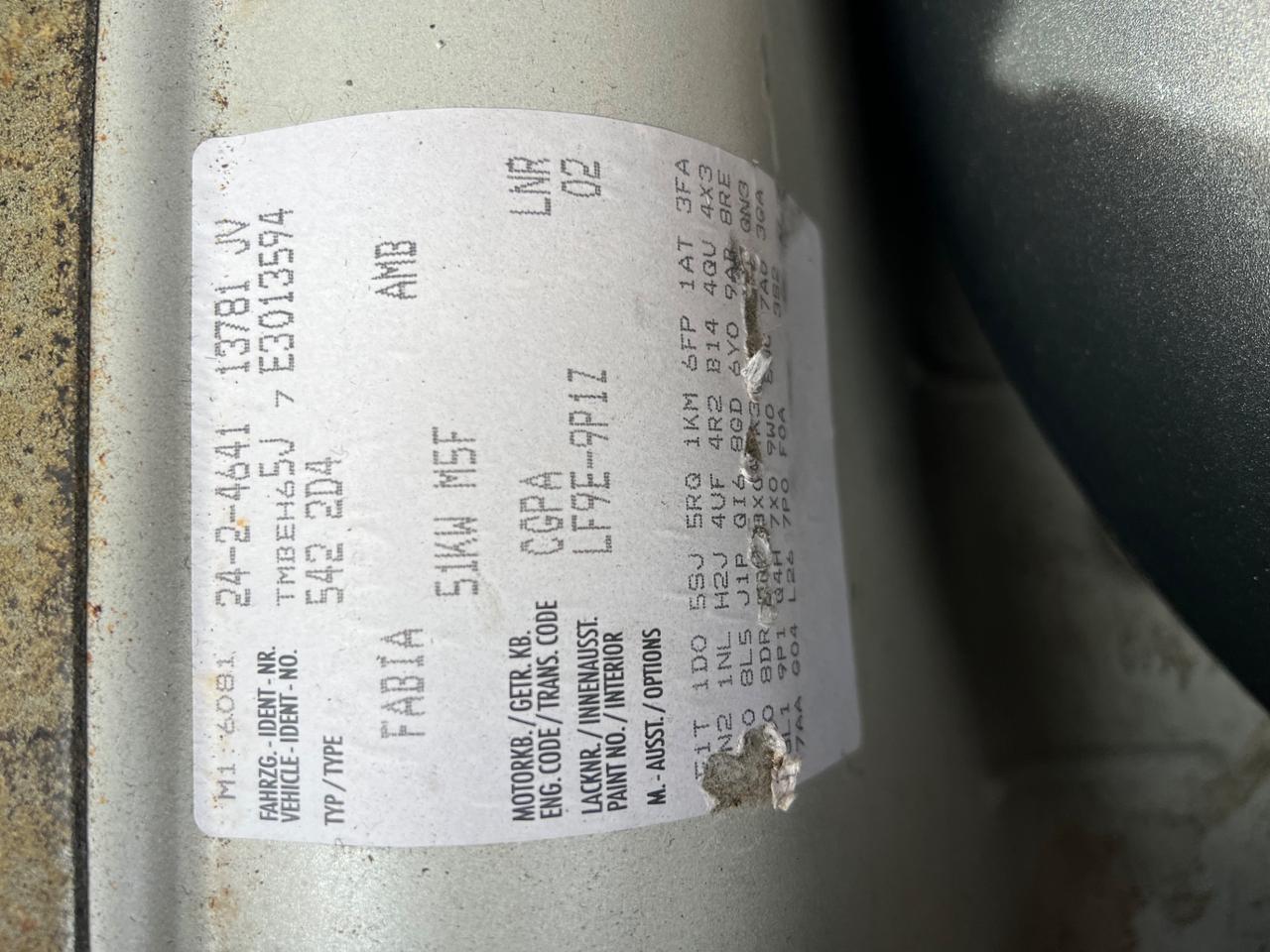 Skoda Fabia 1.2 12V 70CV 5p. Monte-Carlo