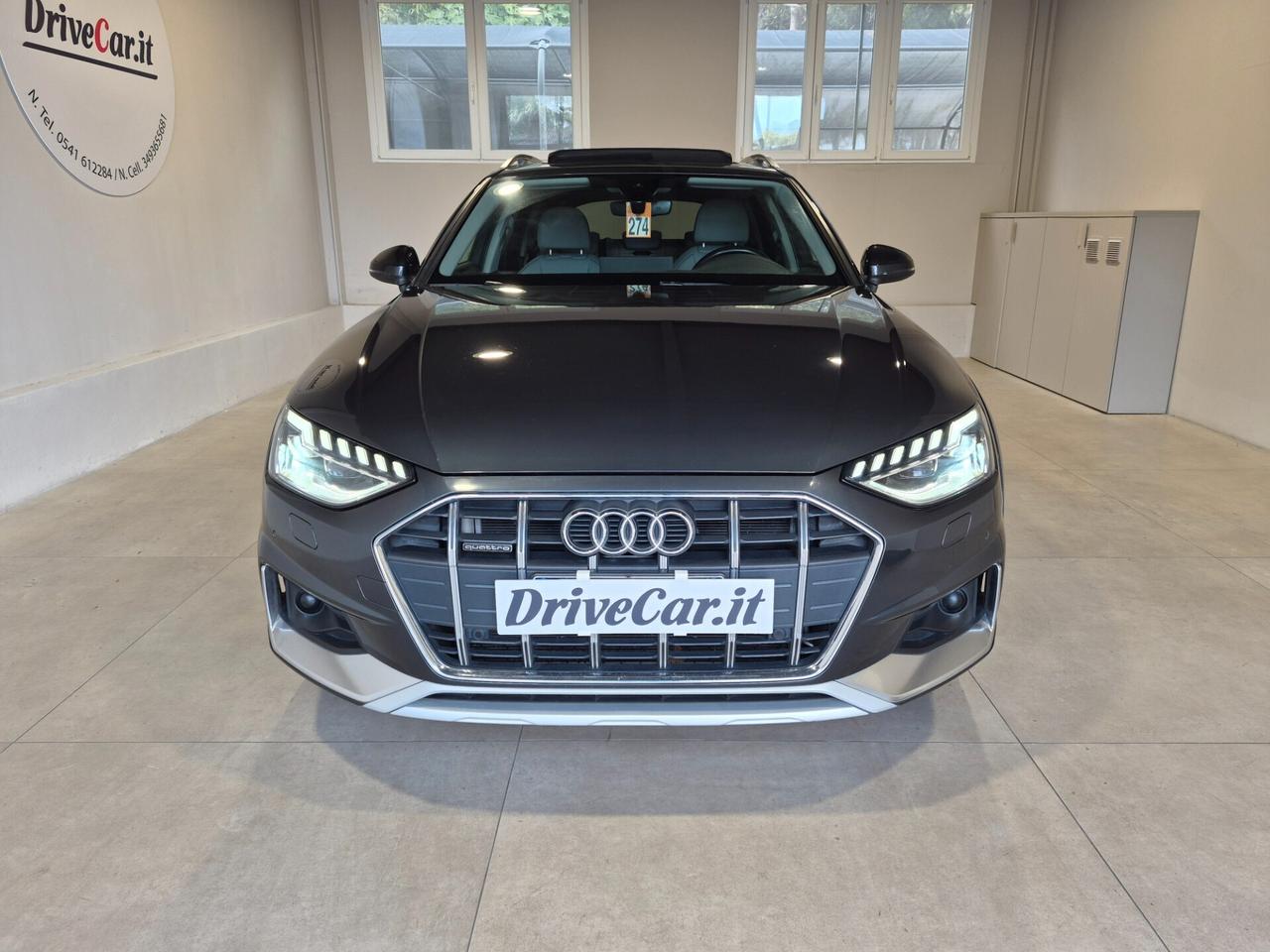 Audi A4 allroad QUATTRO 2.0 TDI/MHEV IDENTITY CONTRAST 204CV S-TRONIC C. SPORT 19" TETTO APRIBILE FARI MATRIX NAVI MMI PLUS ACC RETROCAM.