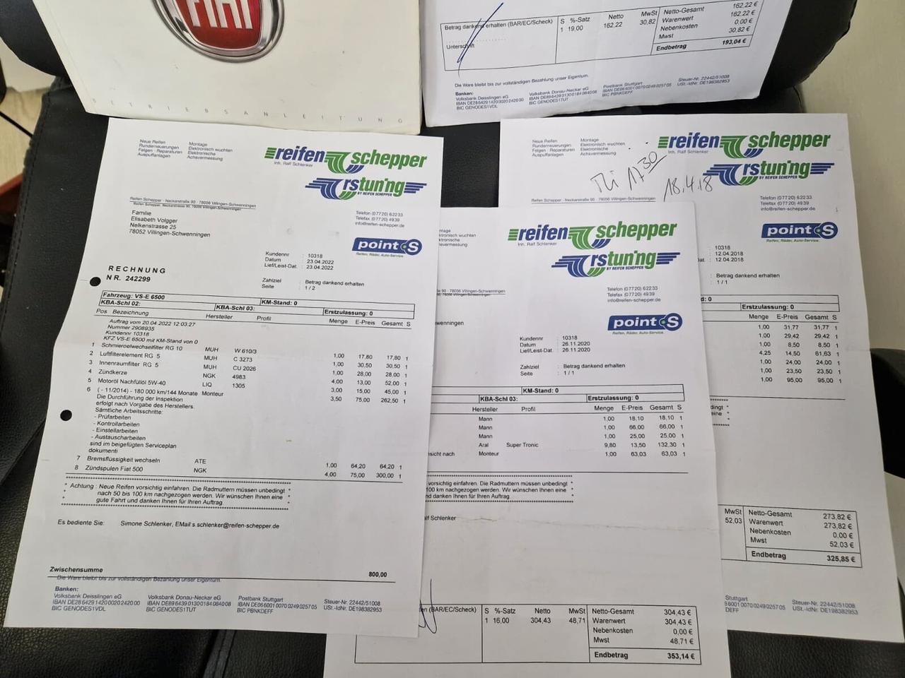 Fiat 500 Abarth Neopatentati