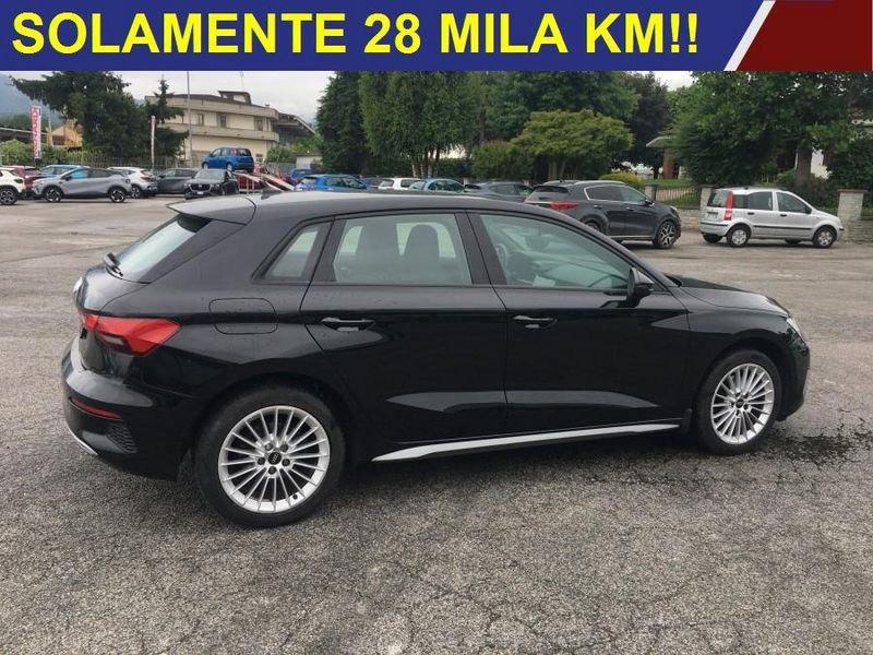 Audi A3 SPB 35 MHEV TFSI S-Tronic Sport Advanced 28 MILA KM!! ACCESSORIATA IBRIDA
